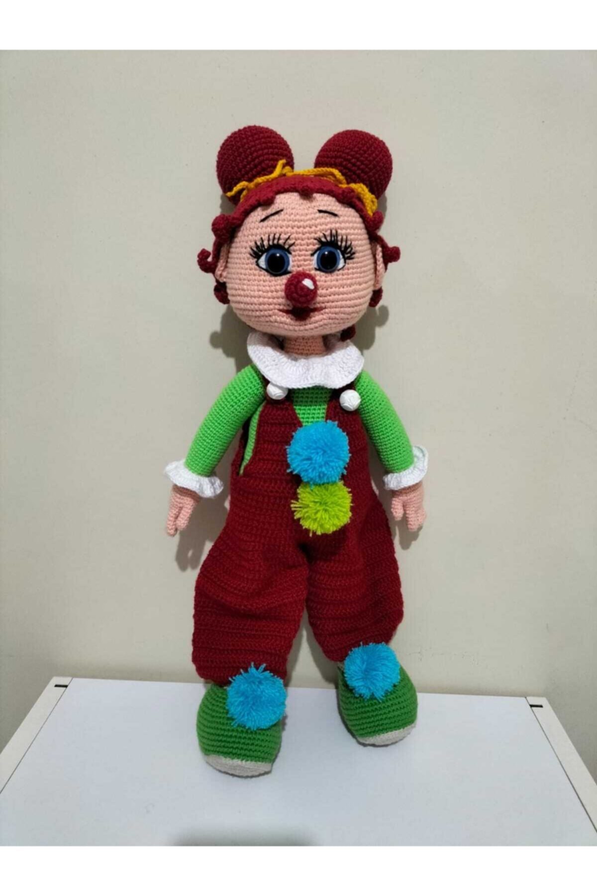 Lalin desing Amigurumi Topuz Kız Palyaço