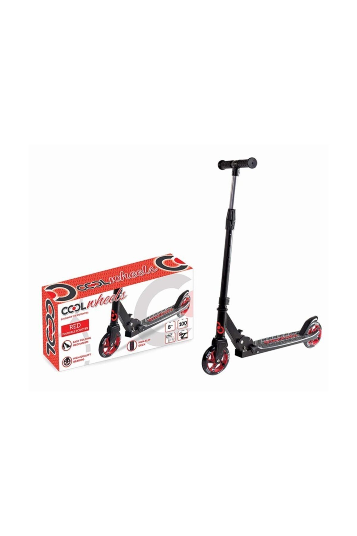 Furkan Cool Wheels Katlanır Scooter 8+ Kırmızı