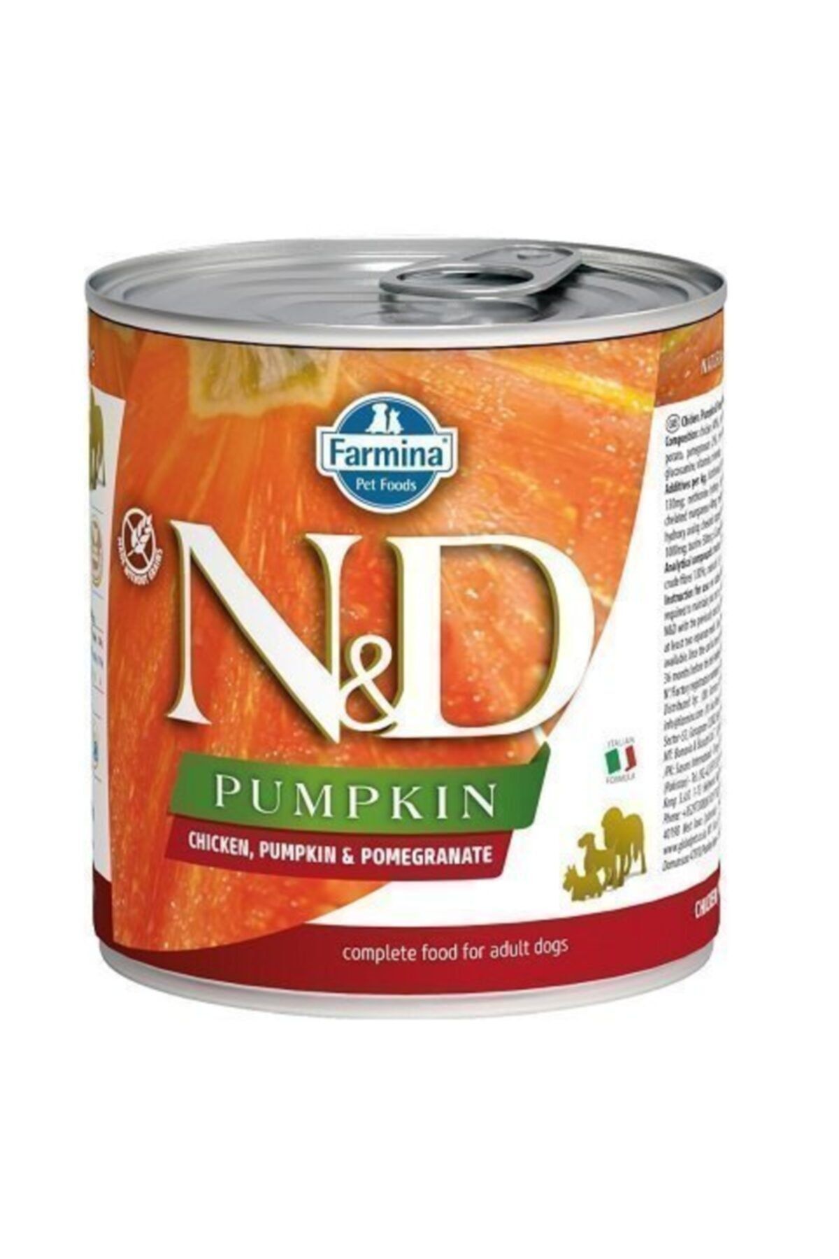 N&D Pumpkin Balkabaklı Tavuklu Ve Narlı Yetişkin Köpek Konservesi 285 Gr