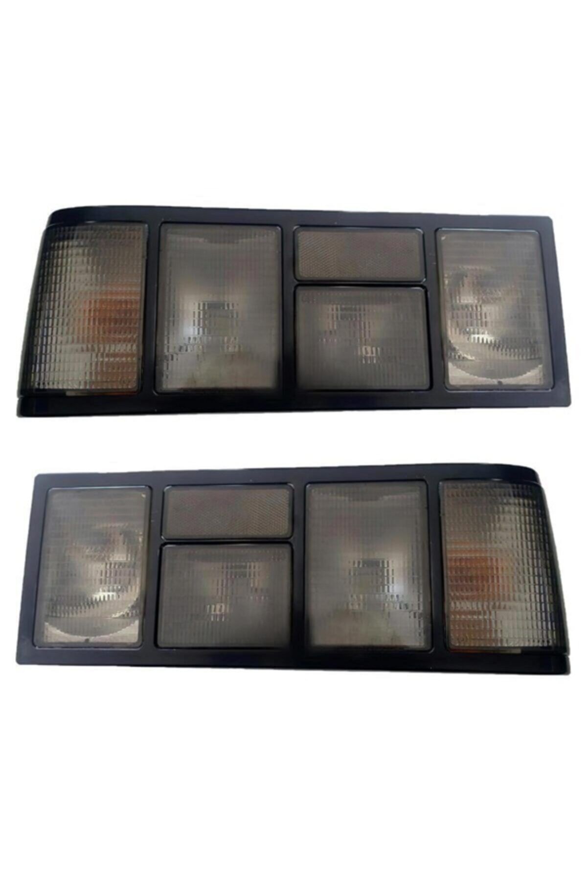 Fiat /Tofaş Farsan Stop Lambası Tofaş Doğan Şahin Slx 95 Uyumlu Komple Füme Sağ-sol Takım -Duysuz (içten Vidalı)