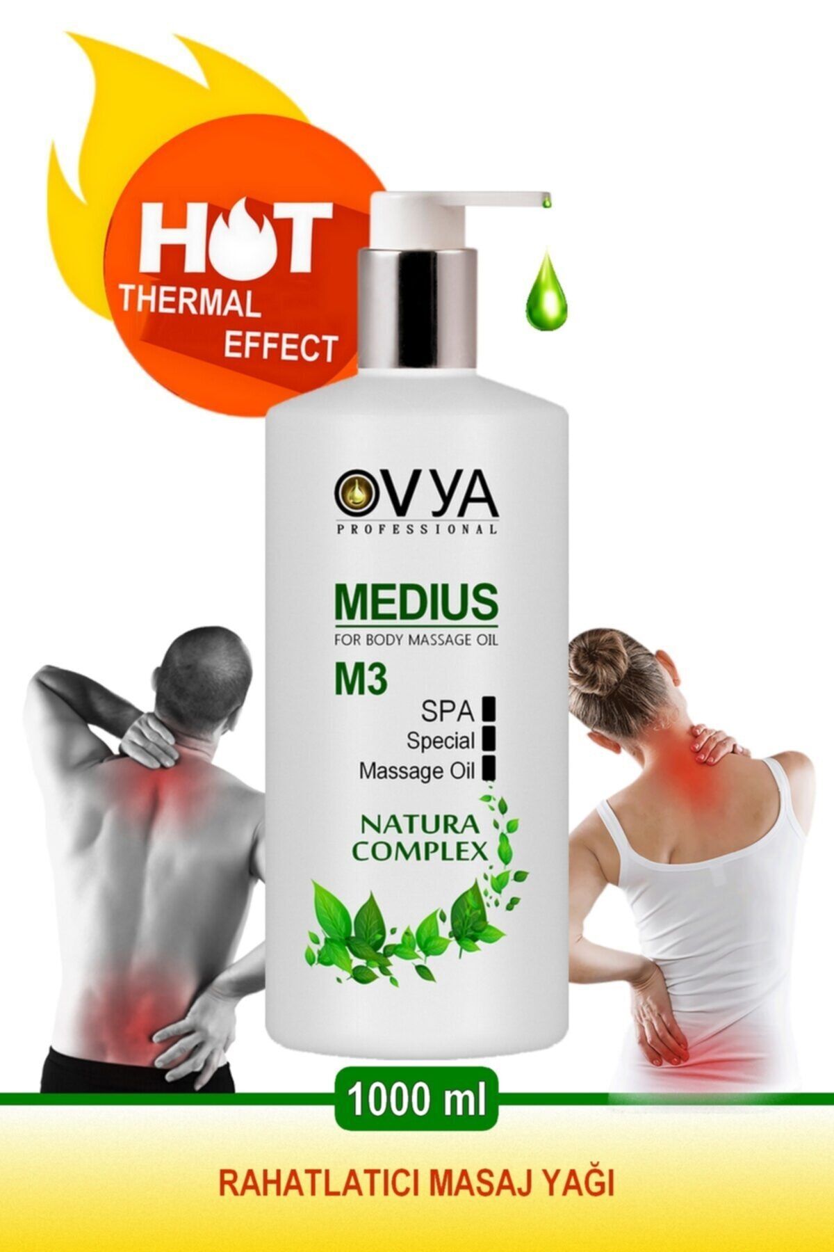 ovya Medius M3 Medikal Mesaj Yağı 1000ml