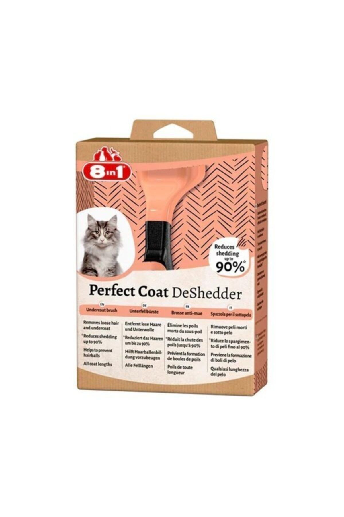 8in1 Perfect Coat Deshedder Furminator Kediler Için Tüy Toplayıcı Kedi Tarağı