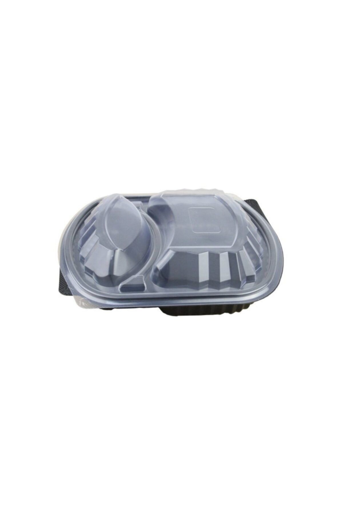 Özge Plastik Özge Menü Box 2 Bölmeli Yemek Kabı Set (25 ADET)