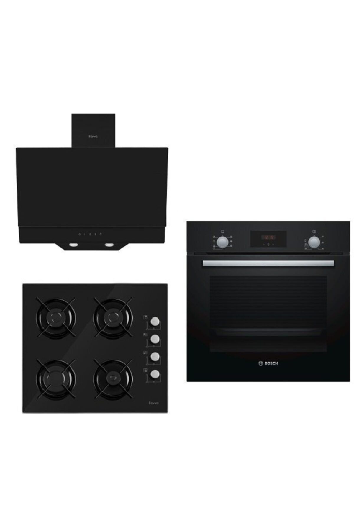 Bosch & Ferre Ankastre Set141 (Hbf113ba0t + S 2140 + Fr D016)