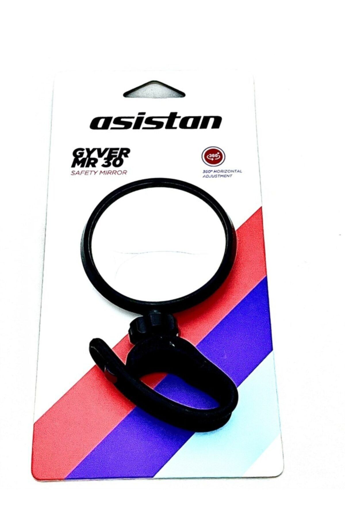 Asistan 360 Derece Dönebilen Silikon Kayışlı Bisiklet Aynası