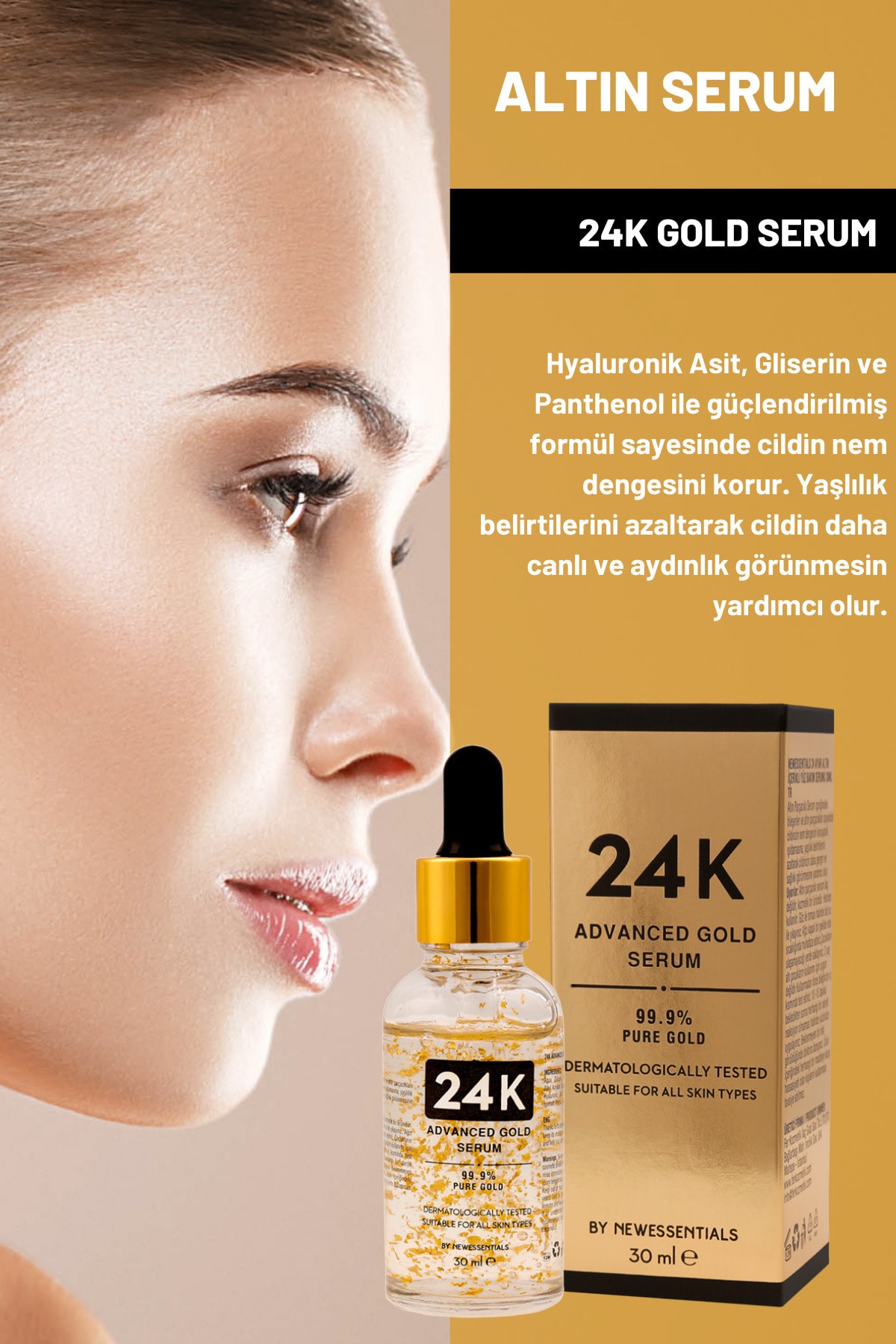 New Essentials 24k Advanced Gold Serum 30 Ml