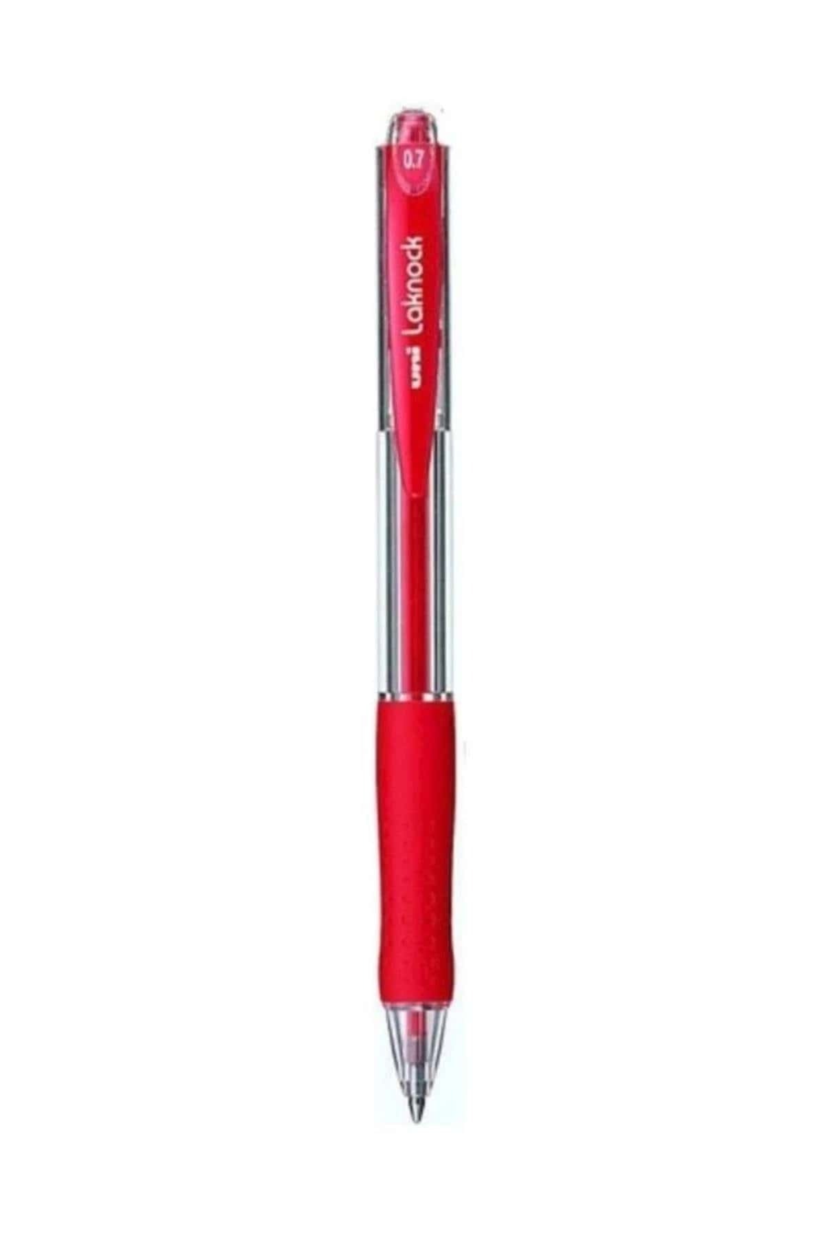 UNİBALL Laknock Micro 0.7 Mm Mekanik Bilye Uç 12'li Tükenmez Kalem Mb1122 Kırmızı