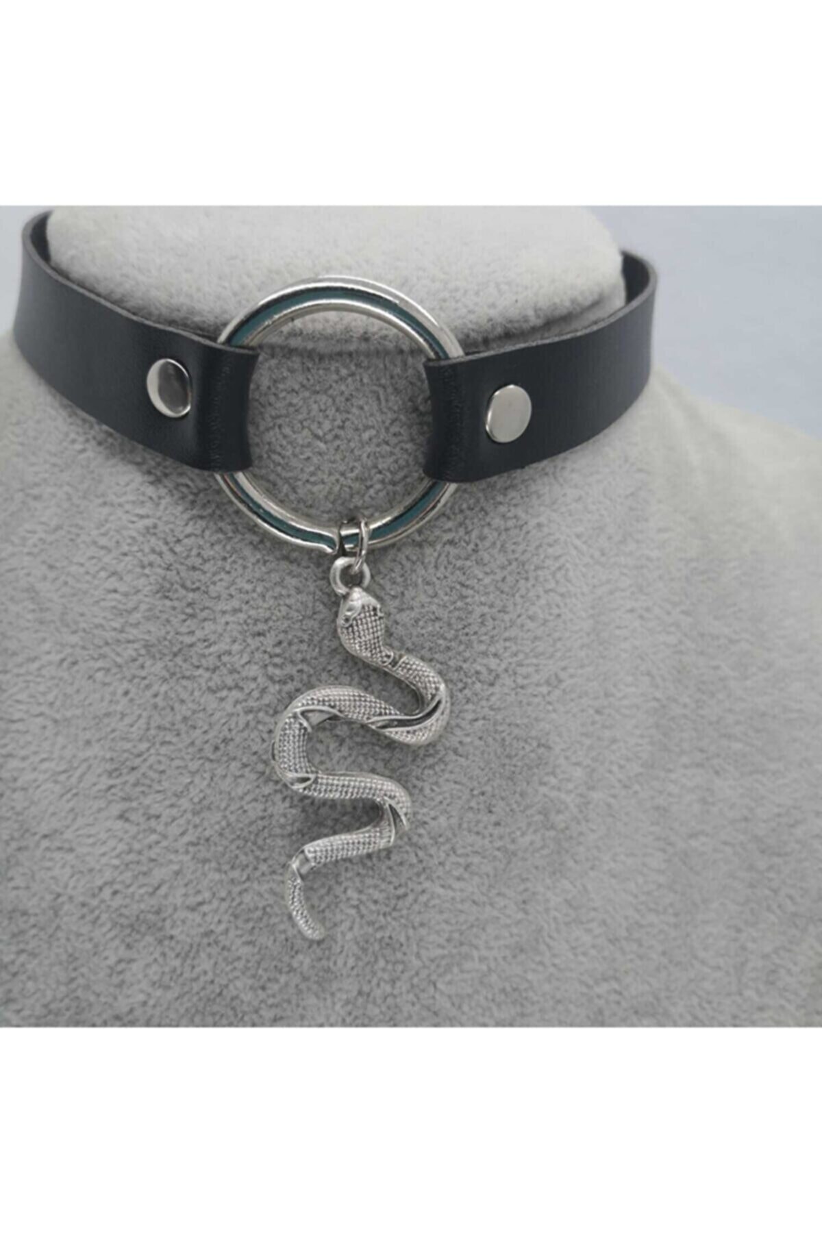 Köstebek Gothic Unisex Snake-yılan Ayarlanabilir Choker
