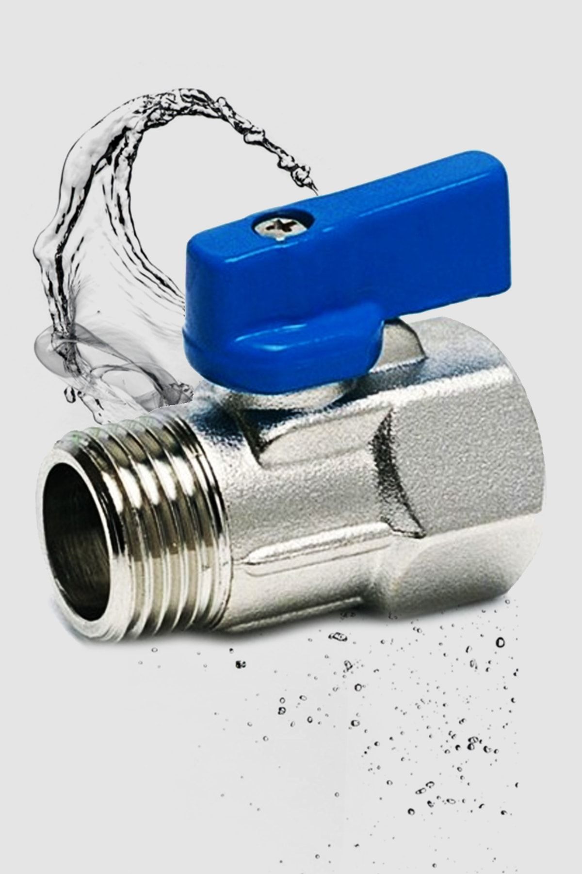 Uniquem Mini 1/2 Küresel Aç Kapa Zamak Vana