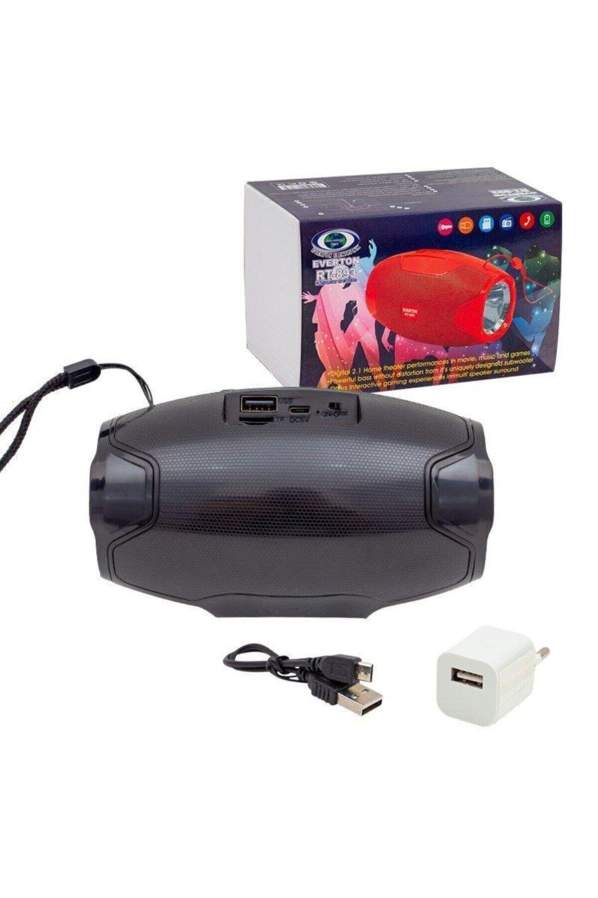 Marka Sida Everton Rt-893 Usb Sd Kart Destekli Fm Radyo El Fenerli Şarjlı Taşınabilir Bluetooth Hoparlör Mp3