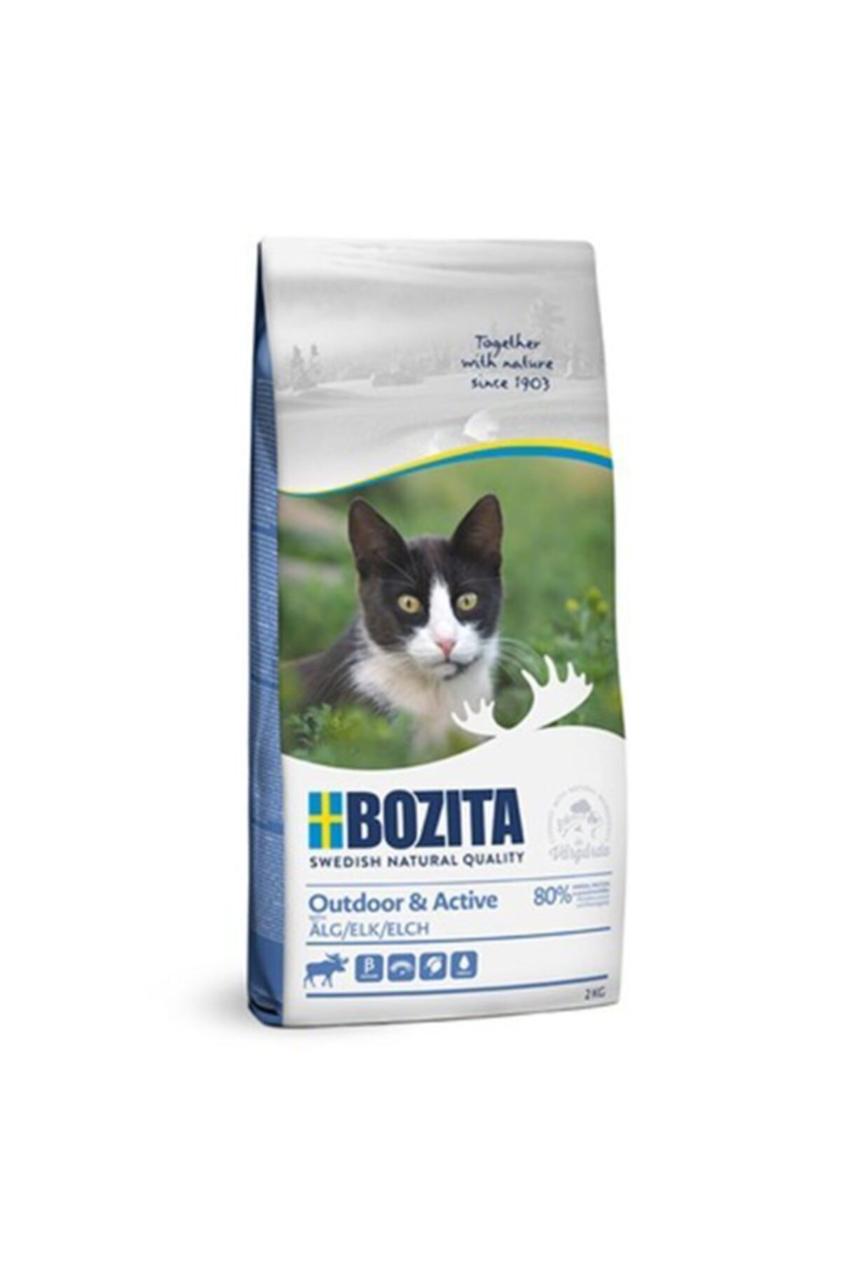 Bozita Outdoor Active Geyik Etli Yetişkin Kedi Maması 2 Kg