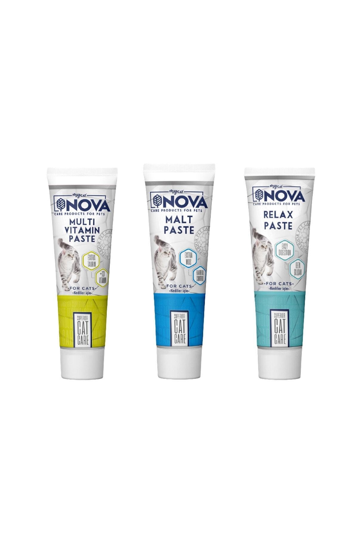 My Cat Nova Malt Paste + Nova Multivitamin Paste + Nova Relax Paste