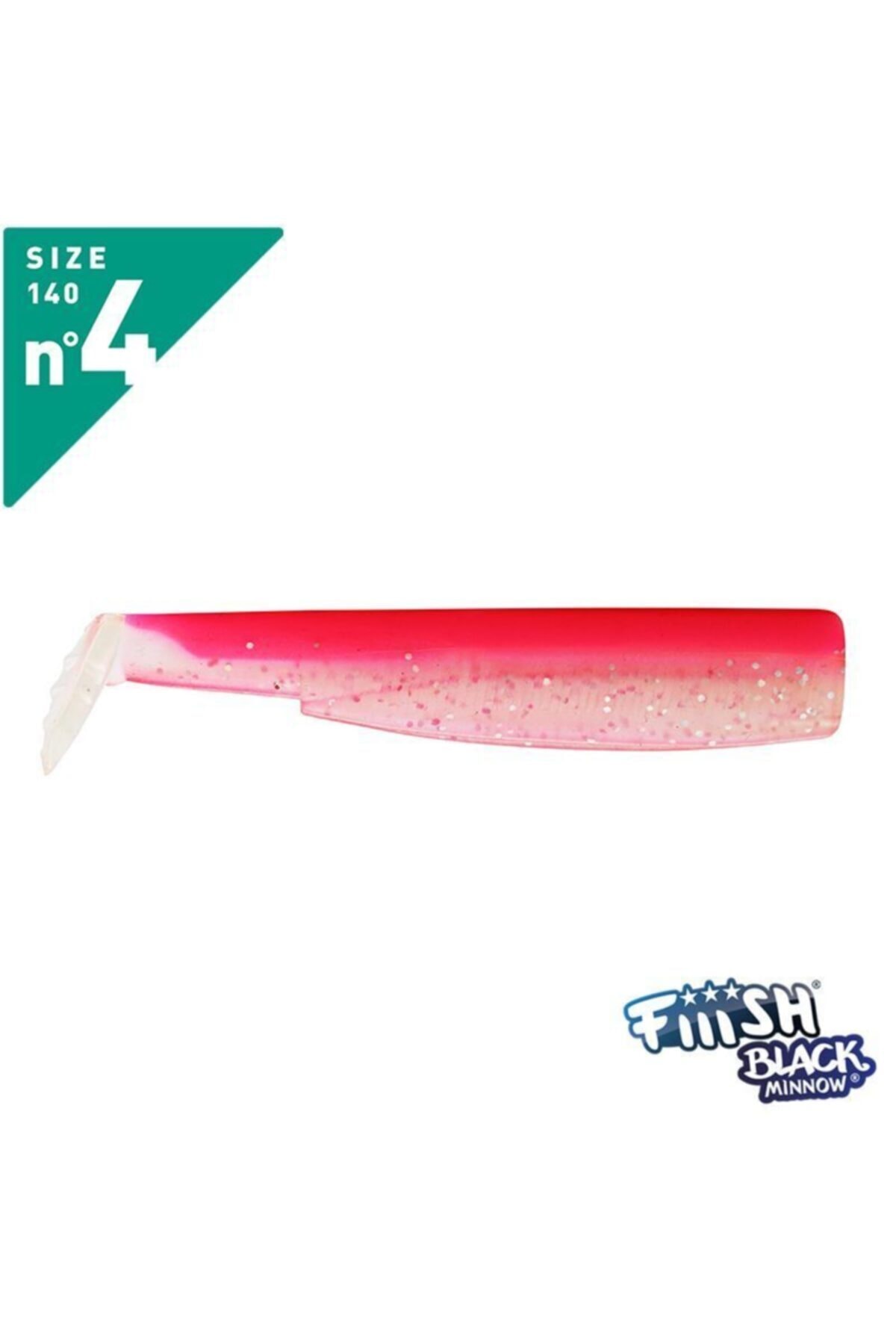 Fiish Fiiish Bm140/4 Bm353 3 Adet Gövde Rose Fluo Silikon Yem