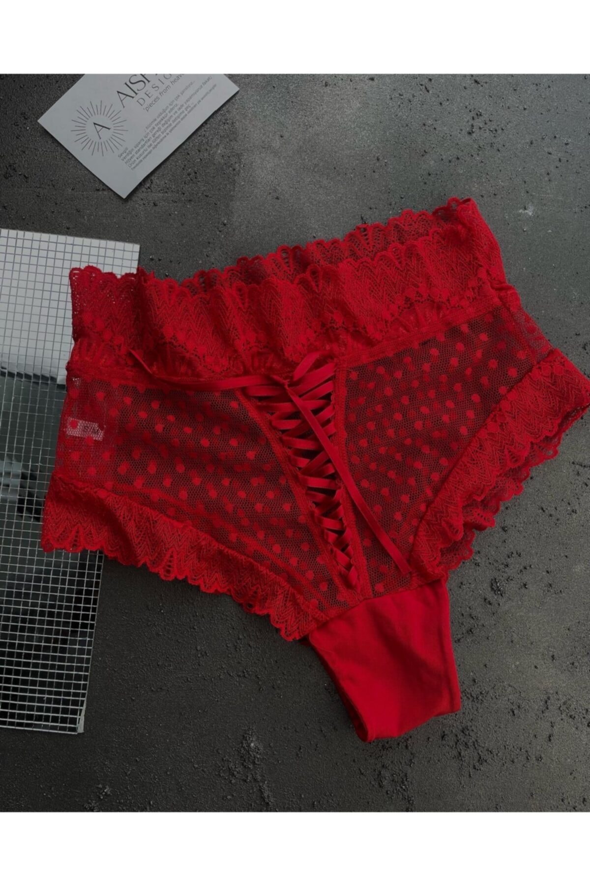 Aisha's Design Yılbaşı Özel Kırmızı Külot