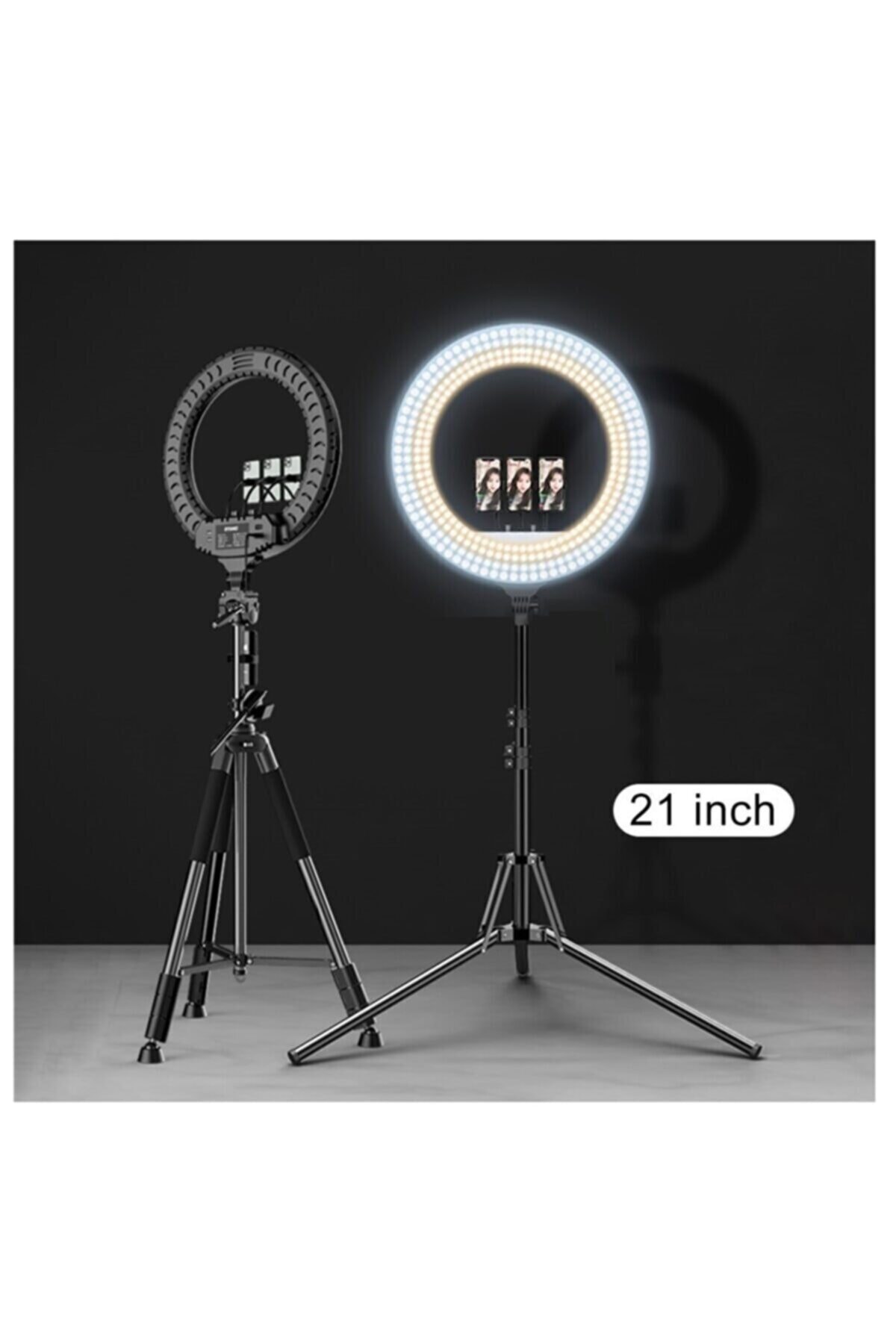 Enshall Profesyonel 21 Inç 54 Cm 560 Led Ring Lıght Çekim Işığı Makyaj Çekimleri, Güzellik Merkezi