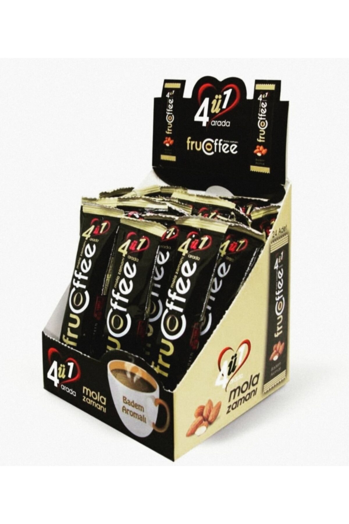 FRUCOFFEE Fru Coffee 4 Ü 1 Arada Badem Aromalı Meyveli Kahve