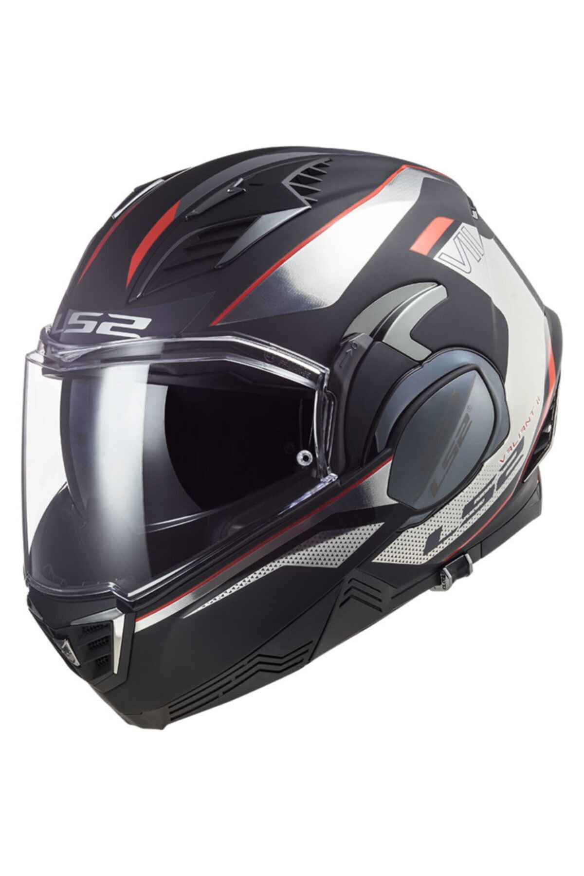 LS2 Valıant 2 Hub Siyah-krom Kask-s