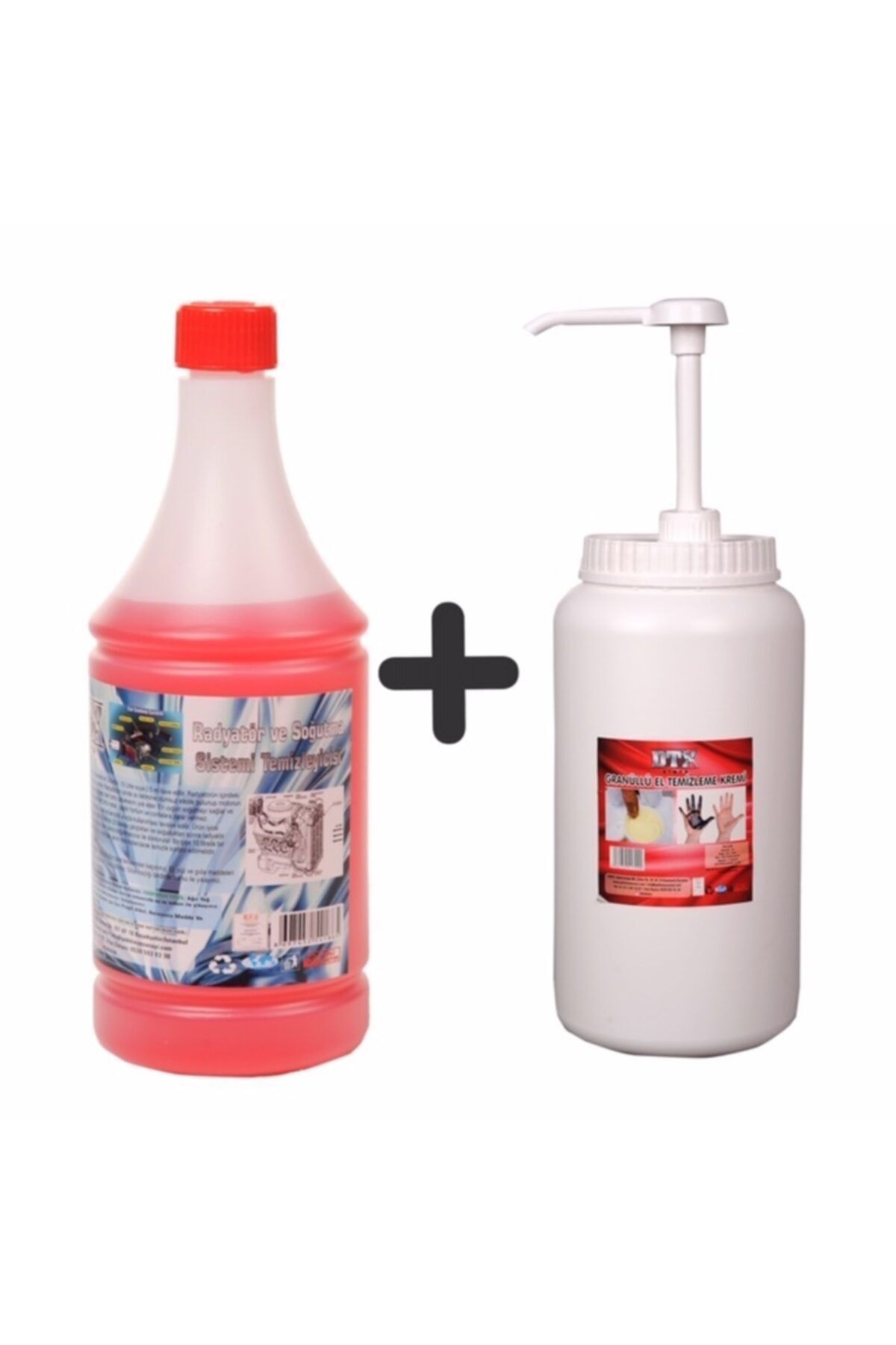 Dtx Kimya (solventli) Oto Kalorifer Ve Petek Temizleme Ilacı 1 Lt & Granüllü El Temizleme Sabunu 3 Kg