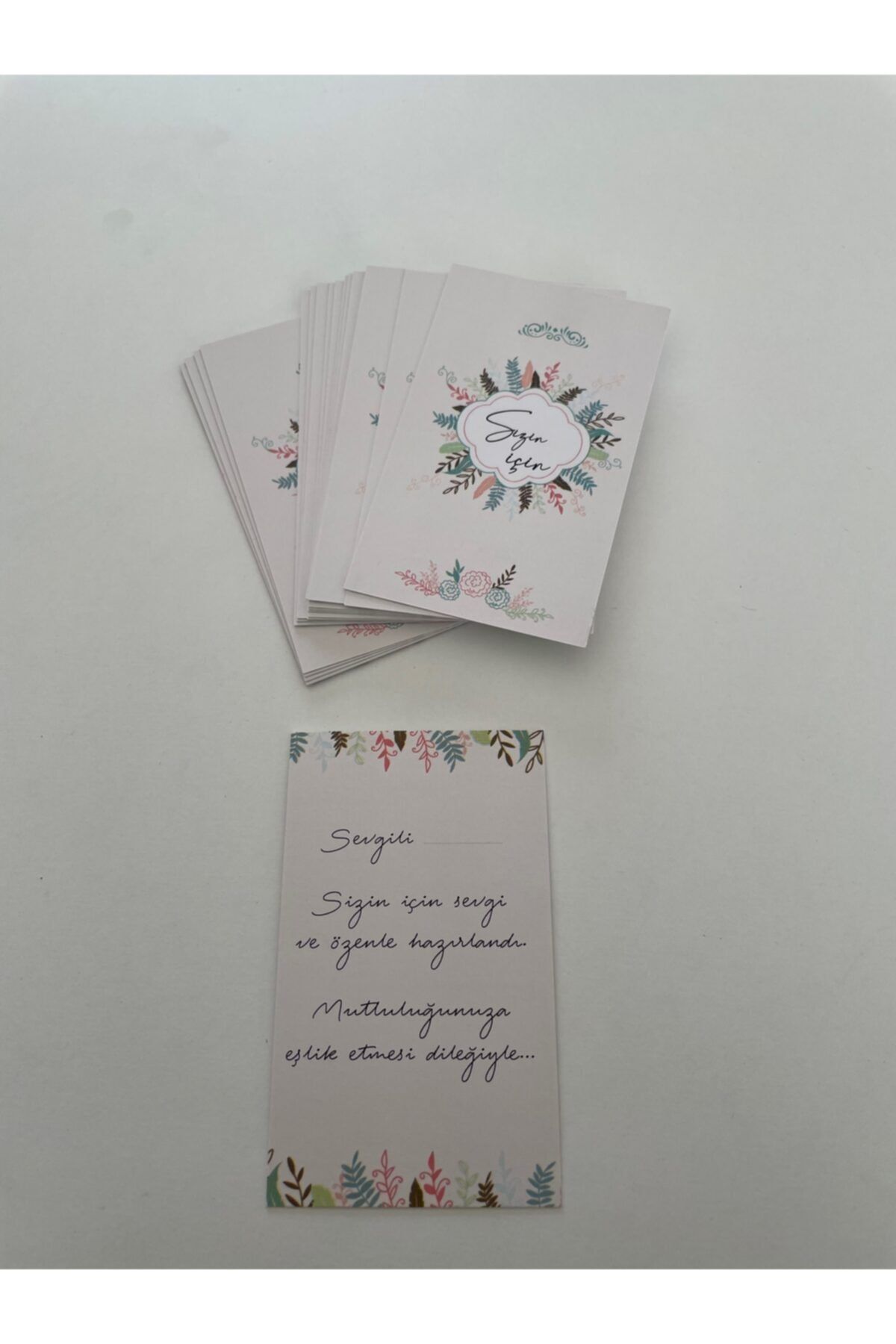 eylülün etiket fabrikası Sizin Için Teşekkür-not Kartı