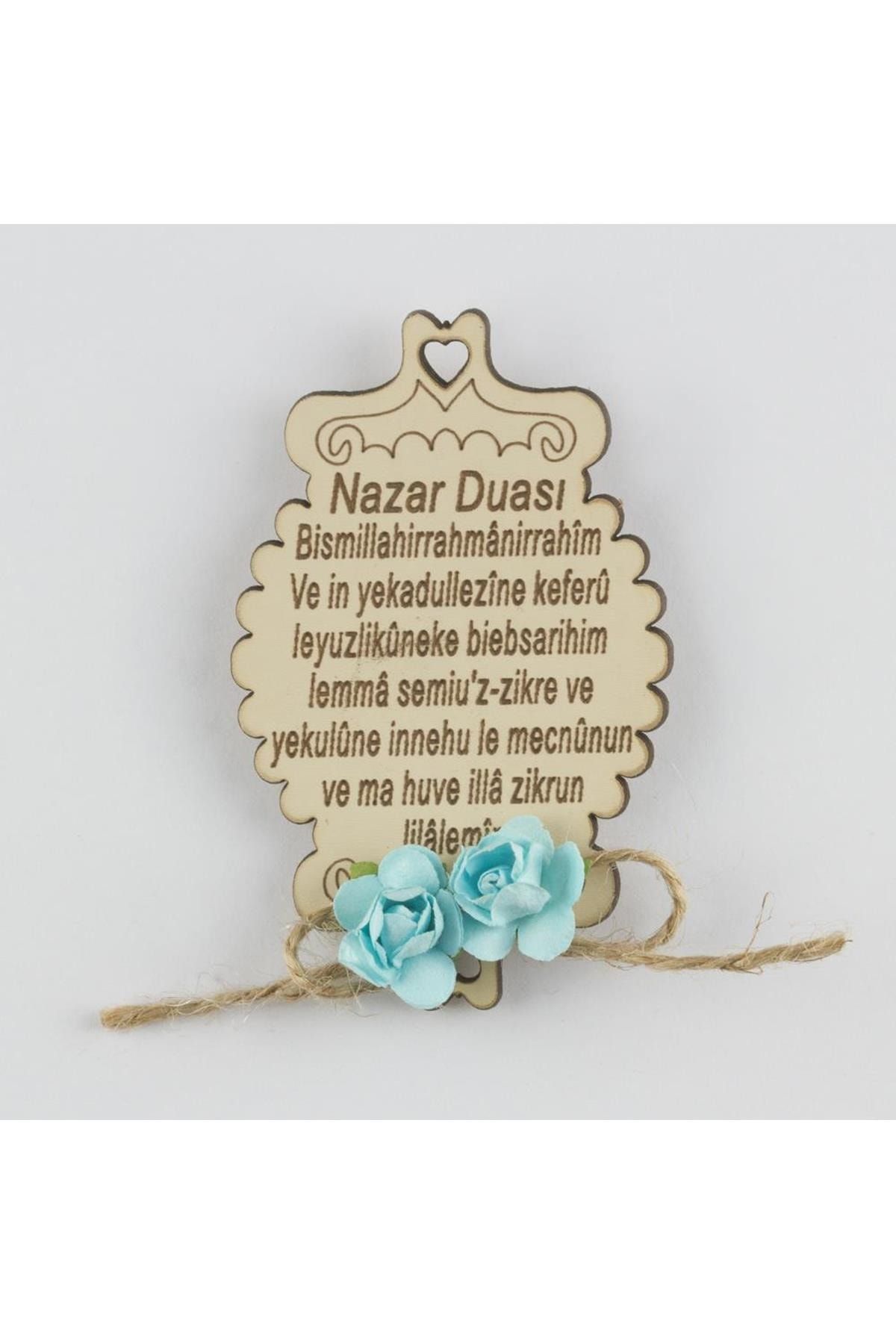 FLY BAZAAR Rennway Nazar Duası Ahşap Dolap Süsü Magnet