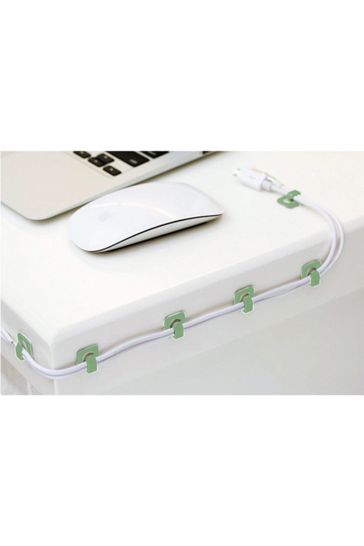 Ally Mobile 18 Parça Mini Kablo Düzenleyici Set-yeşil
