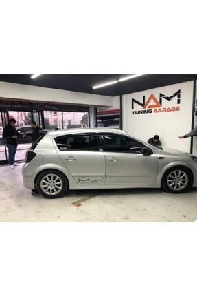 Opel Astra H (2004-2012) Opc Line Yan Marşpiyel Seti (plastik) Uyumlu Image 0