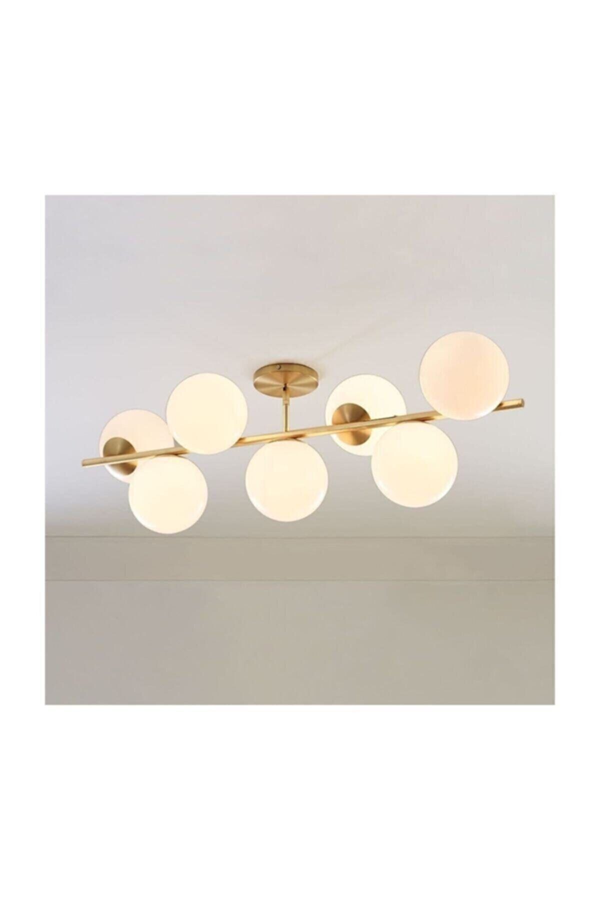 Biotronik Zarif Modern Metal Gold 7 Li Avize