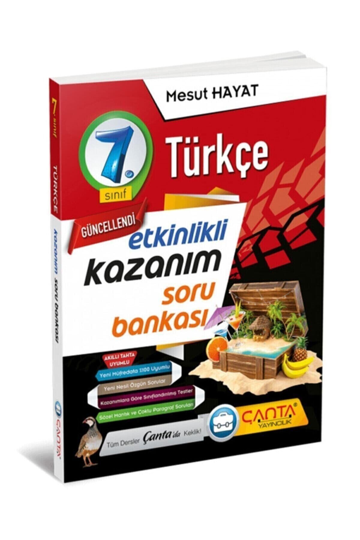 Çanta Yayınları 7. Sınıf Türkçe Etkinlikli Kazanım Soru Bankası
