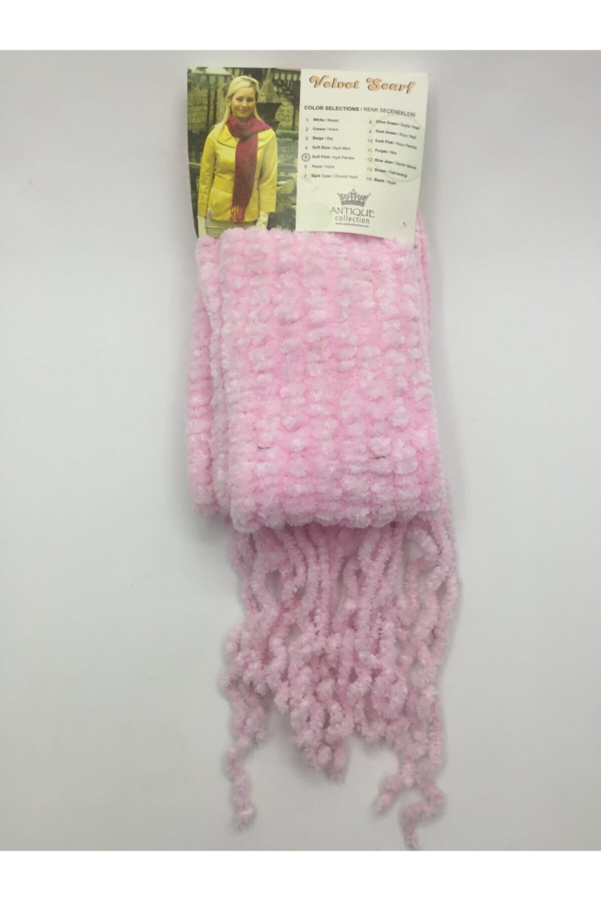 Gültopu Eşarp & Şal Kadife Bayan Atkı