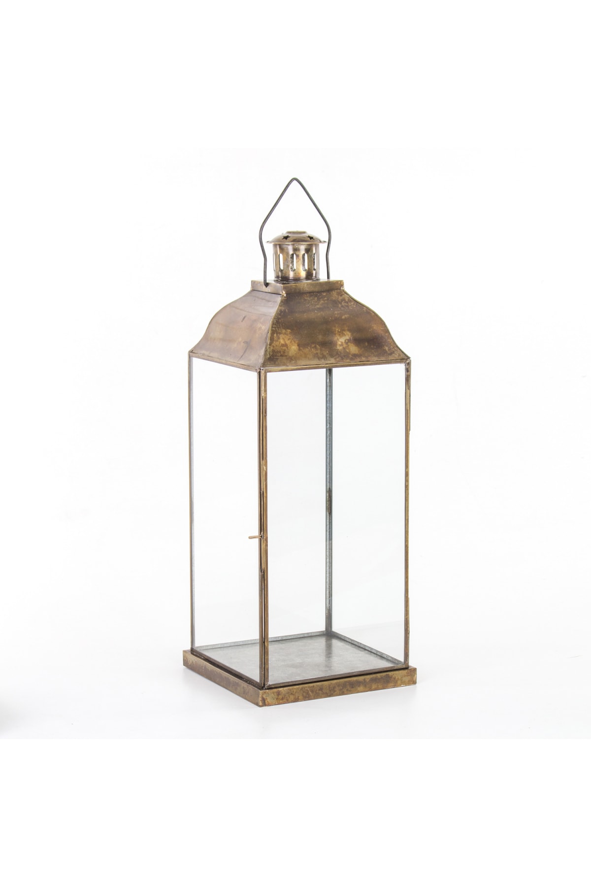 Euro Flora Metal Mumluk Fener 22.5x22.5x57.5 Cm