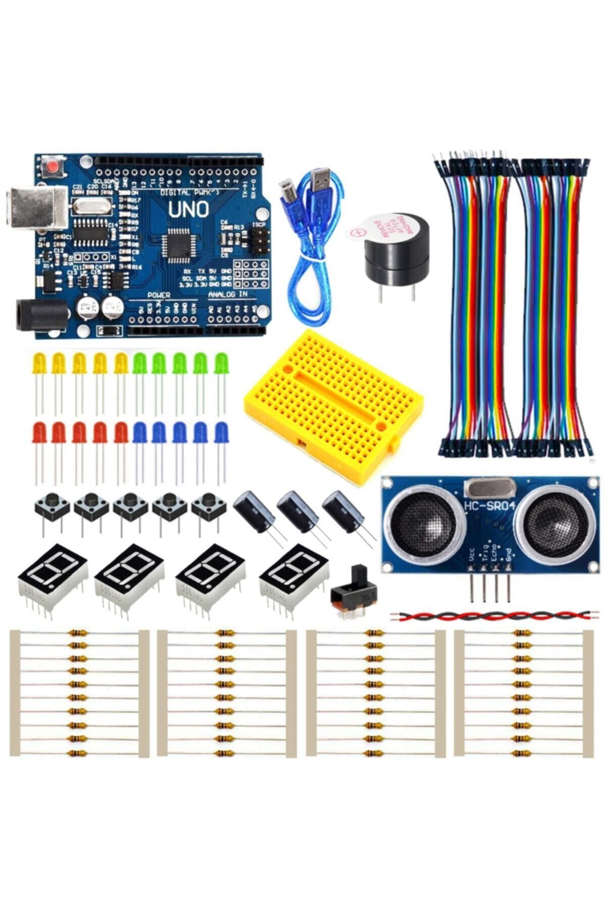 Arduino Uno Başlangıç Seti - 100 Parça