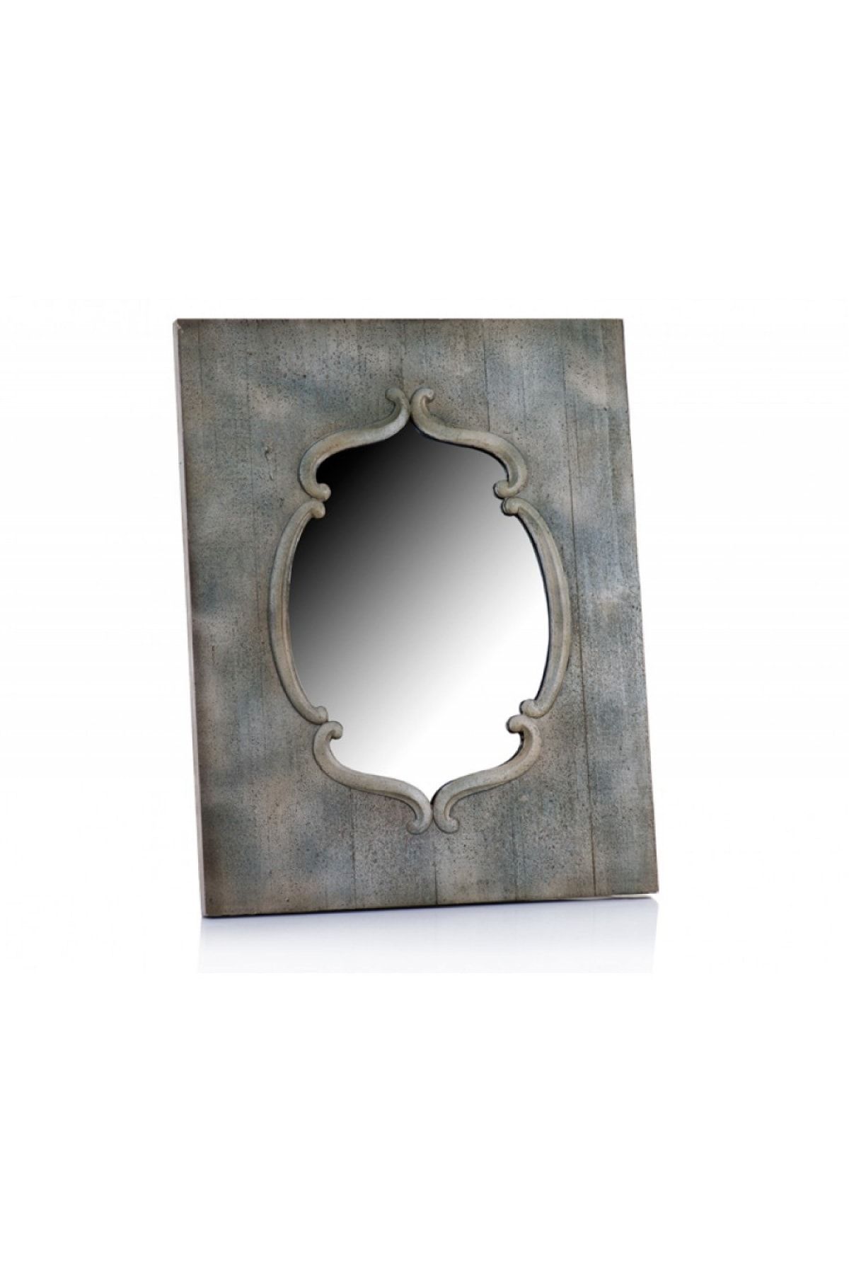 Porio Su Yesili Ahsap Ayna 100 X 80 Cm M69-104