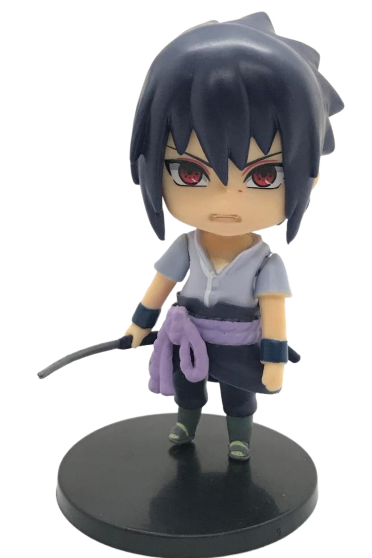 Chirkef Naruto Siyah Portatif Hediyelik Ve Ev Dekorasyonu Anime Aksiyon Figürü Sasuke Uchiha