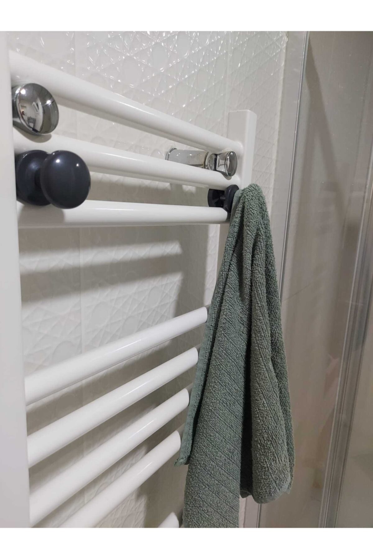 long way Havlupan Üzeri Banyo Ve Mutfak Askısı .ikili Set Olarak Gönderikmektedir Antrasit Renk