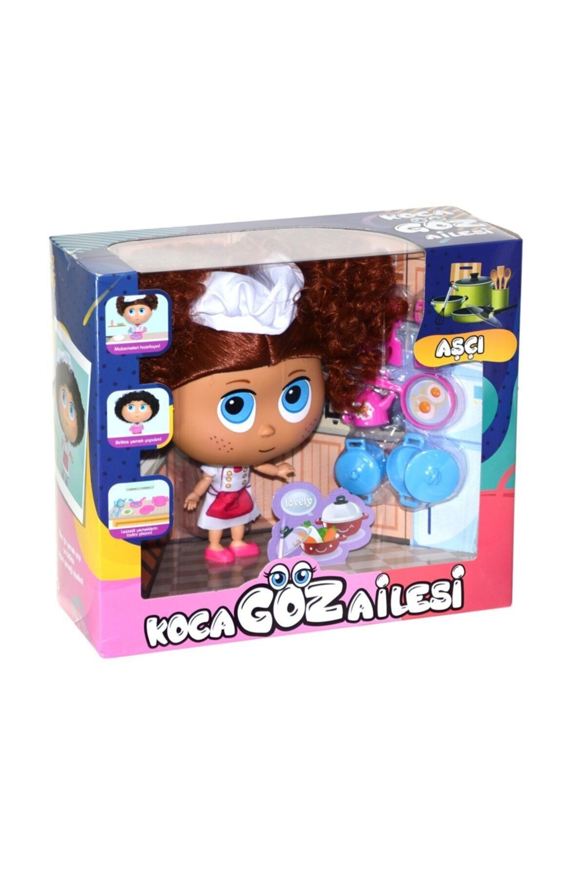 BİRLİK TOYS Bld289 Birlik, Aşçı Bebek - Koca Göz Ailesi / +3 Yaş