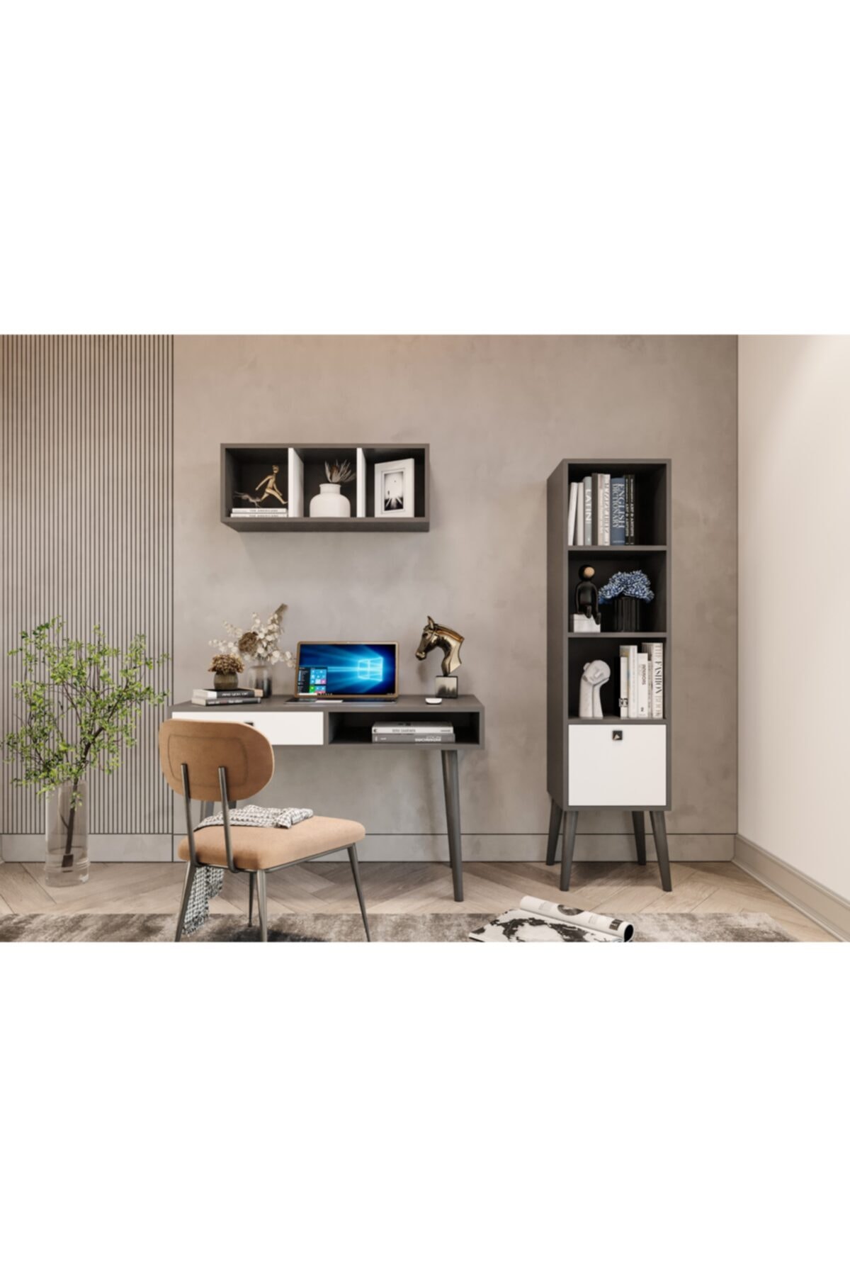 BERLİN FURNITURE Major Çalışma Masası Set