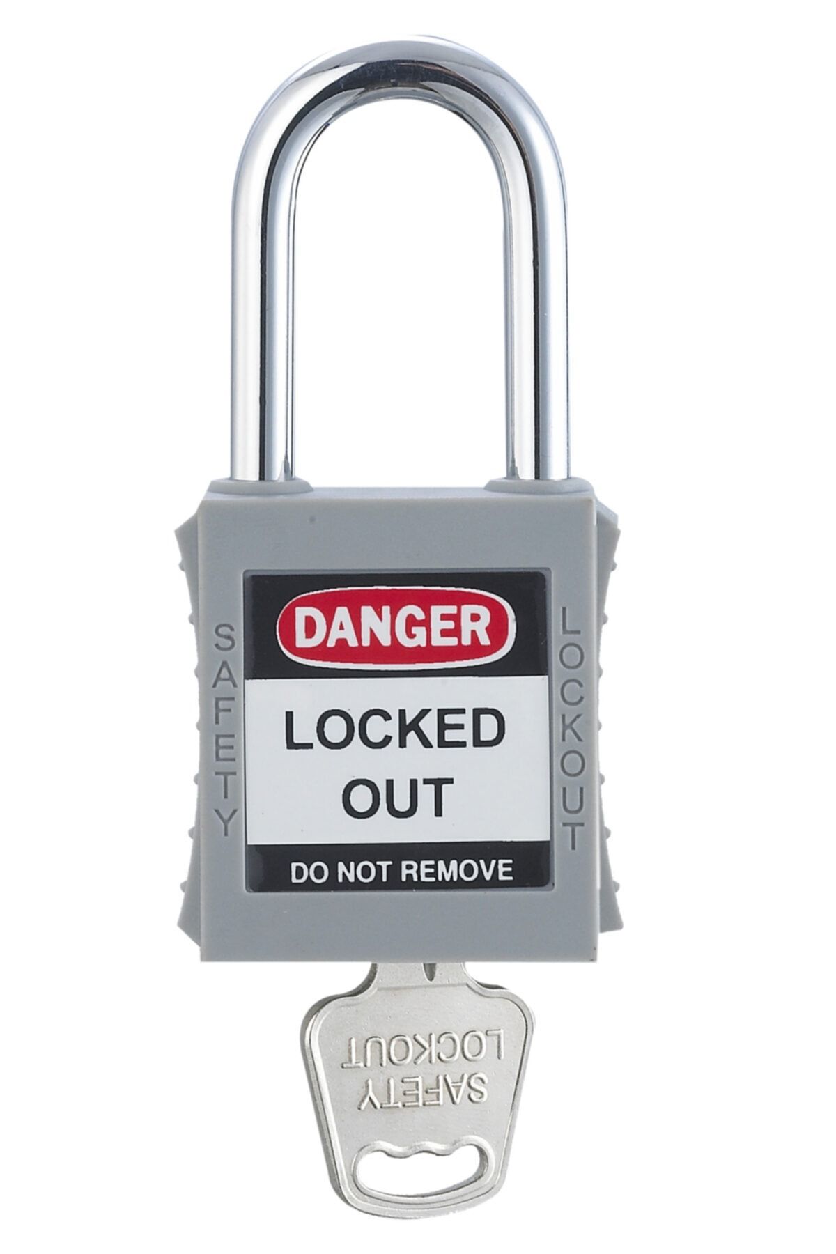Locksan Toz Korumalı 38mm Çelik Çene Emniyet Asma Kilit - Beyaz