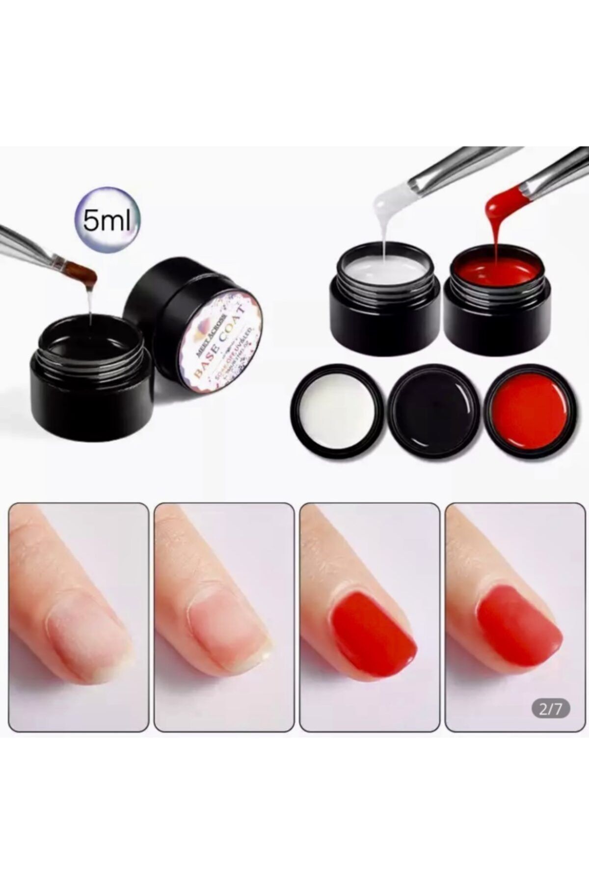 DouborQ Protez Tırnak Jel 5 Ml(KIRMIZI)