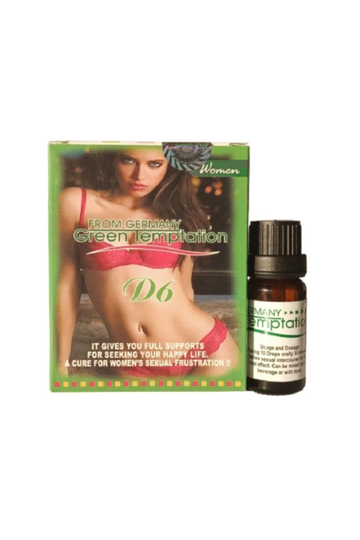 MediaFire Green Temptation D6 Bayan Azdırıcı Damla
