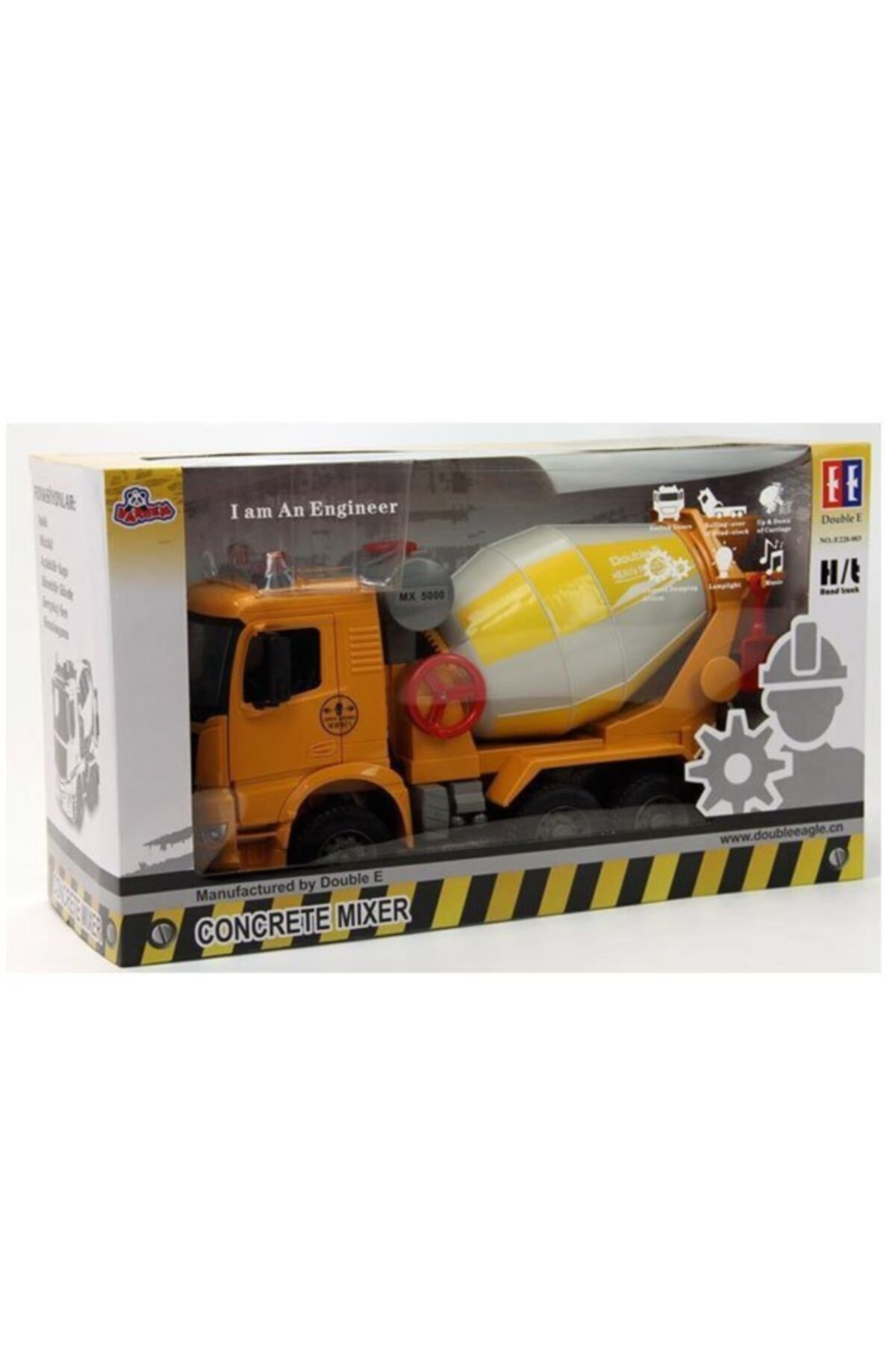 VARDEM OYUNCAK E228-003 Pilli Işıklı Sesli Beton Mikser 1:20