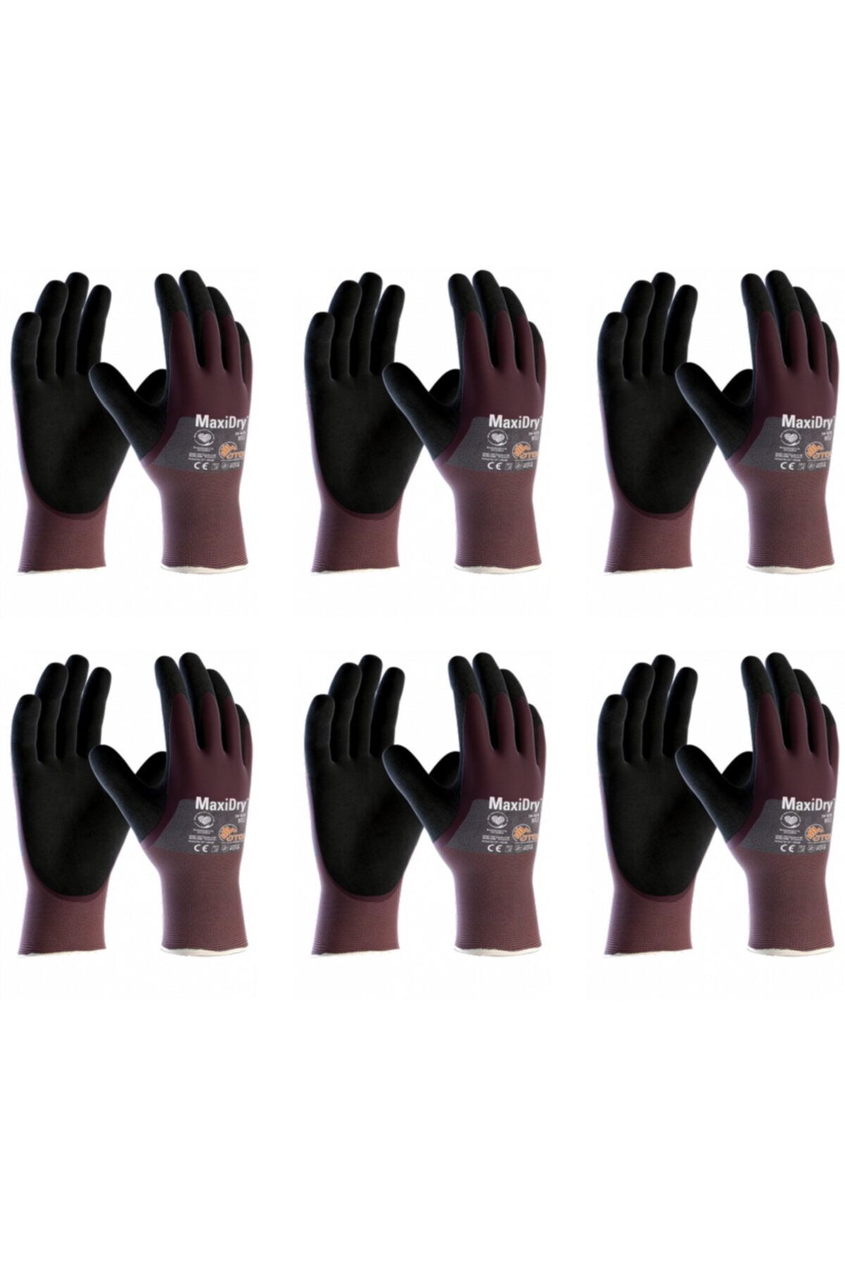 ATG Maxidry®56-425 ¾dipped Iş Eldiveni X-large No:10 6 Çift