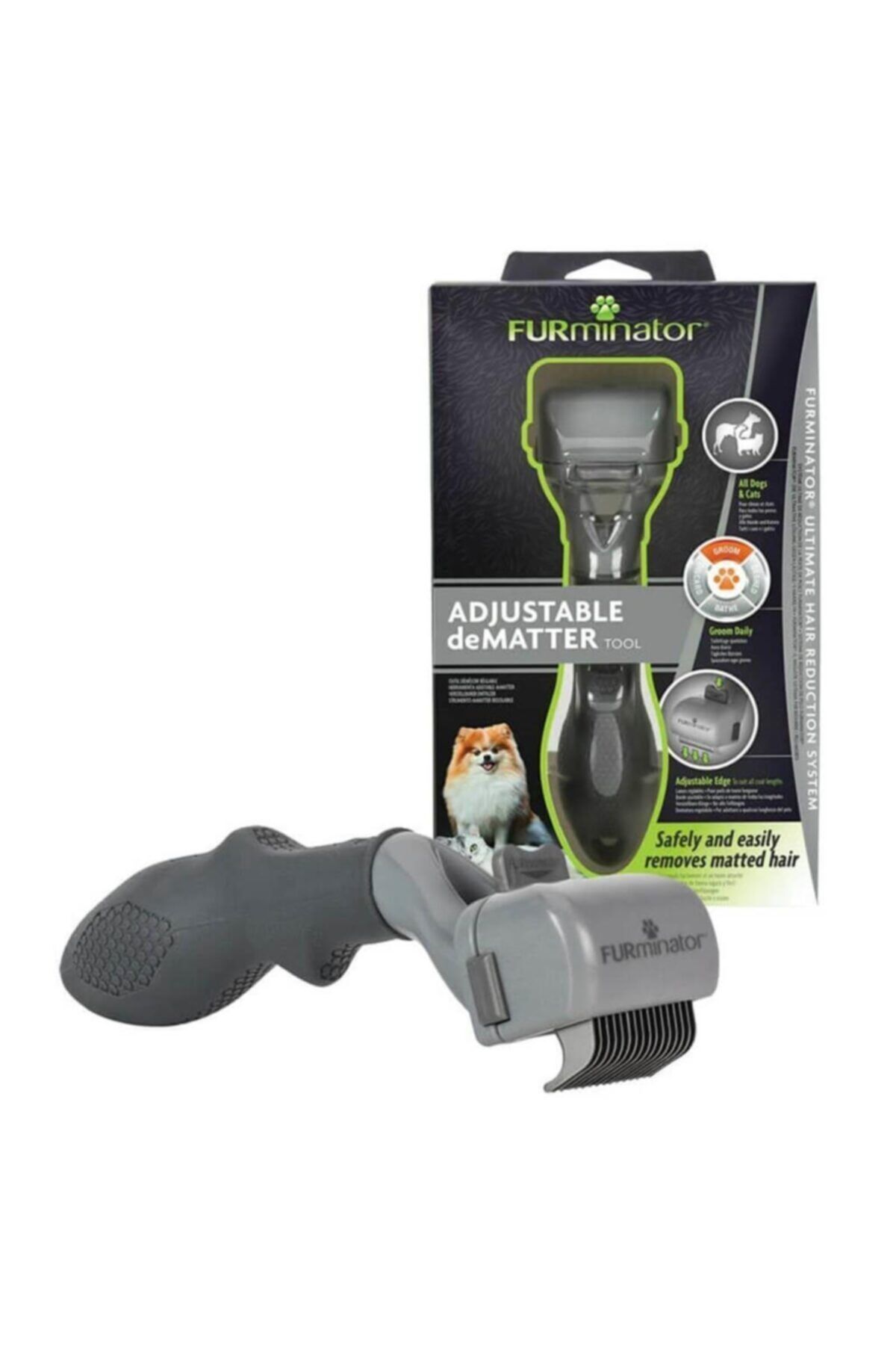 Furminator Ayarlanabilir Kıtık Açıcı Tarak
