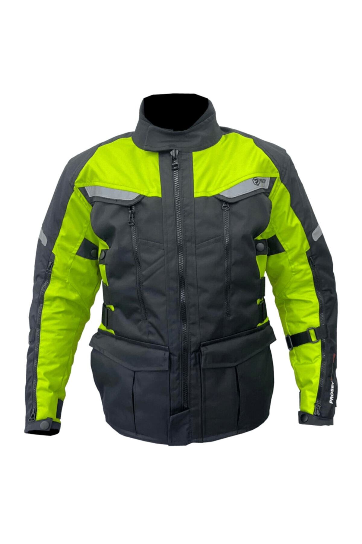 Prosev 7150 4 Mevsim Motosiklet Montu Sarı