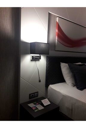 Yatak Başı Okuma Lambalı Abajurlu Ledli Aplik Hotel Yatakodası