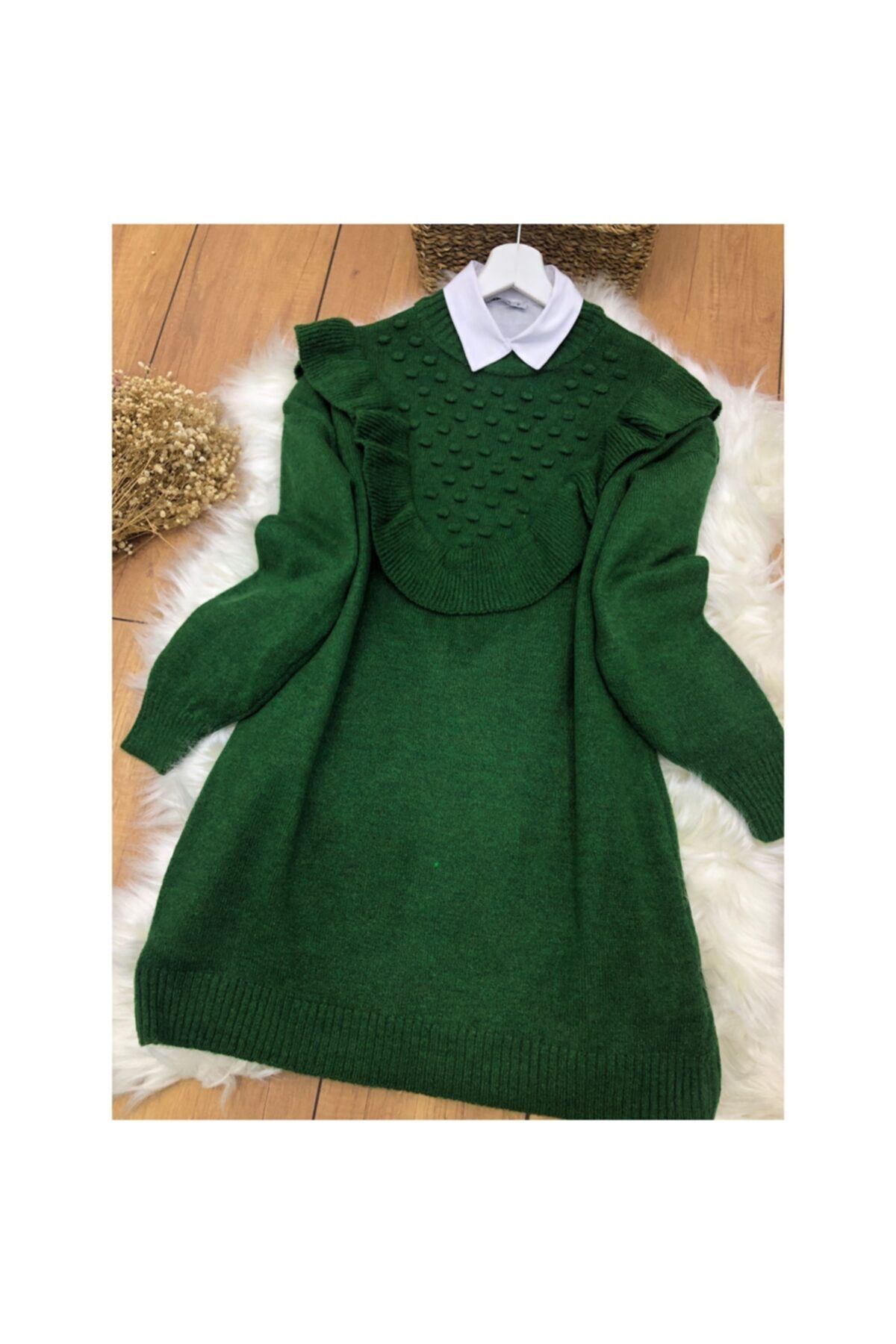 MODA MUTLU Fırfırlı Yumoş Triko