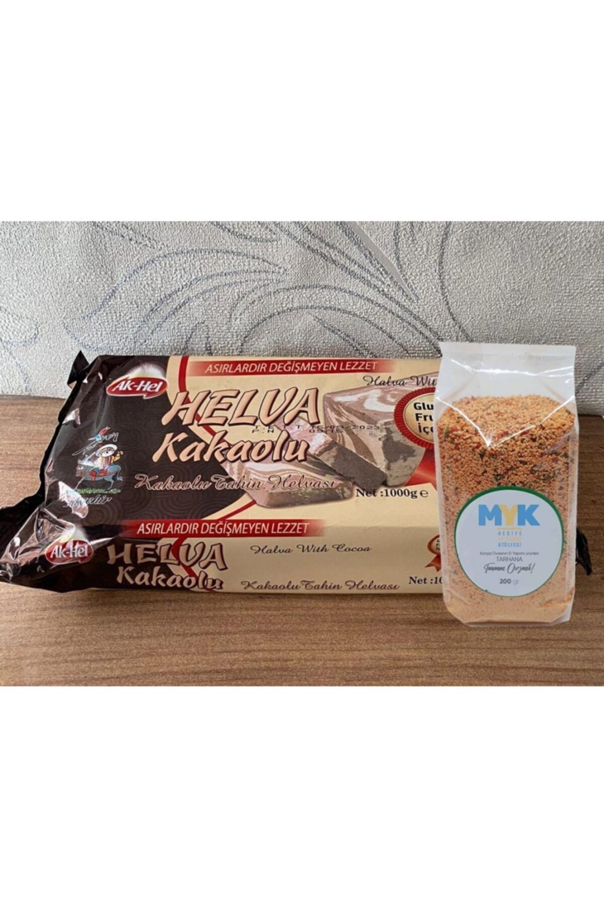 AkHel Helva Kakaolu Organik 1000 gr