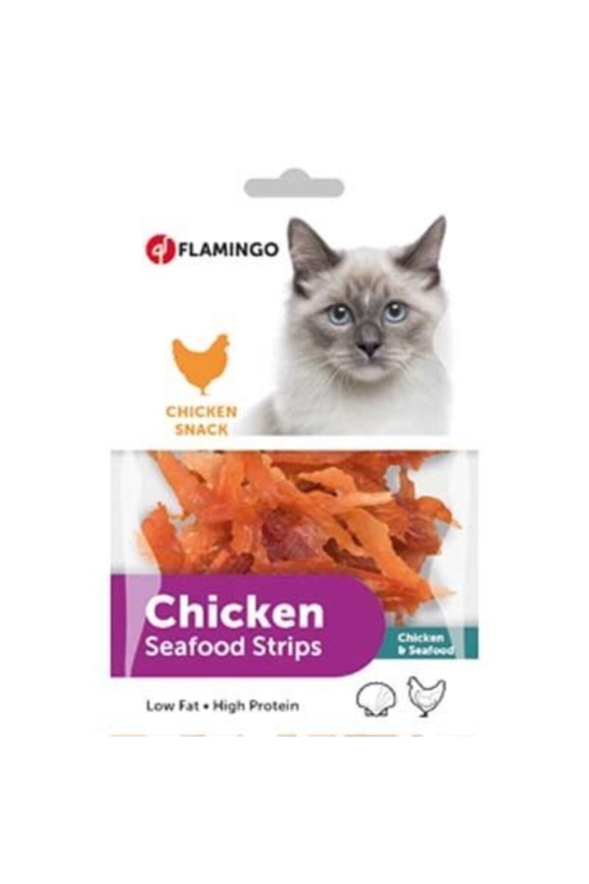 Flamingo Chick N Tavuk ve Deniz Mahsullü Kedi Ödülü 85 gr