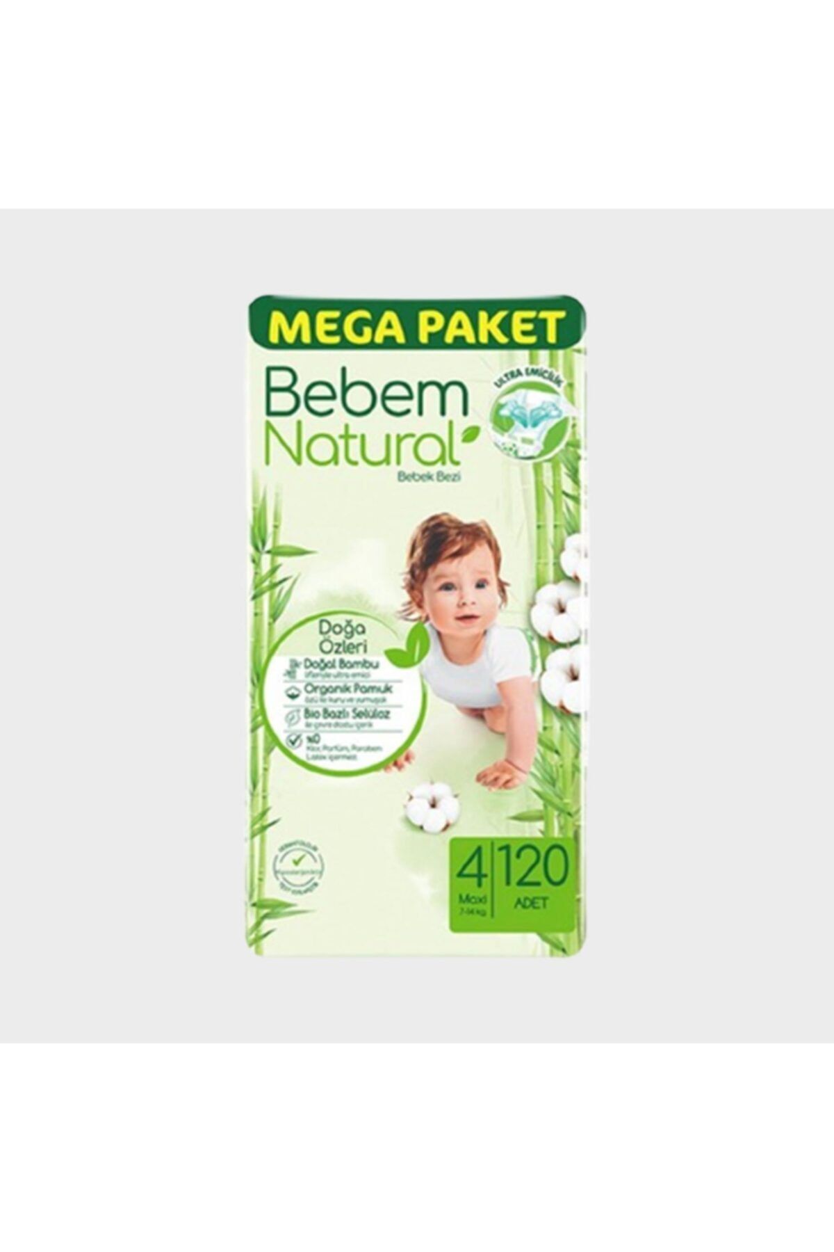 Bebem Natual Mega Paket 120 Li Maxı