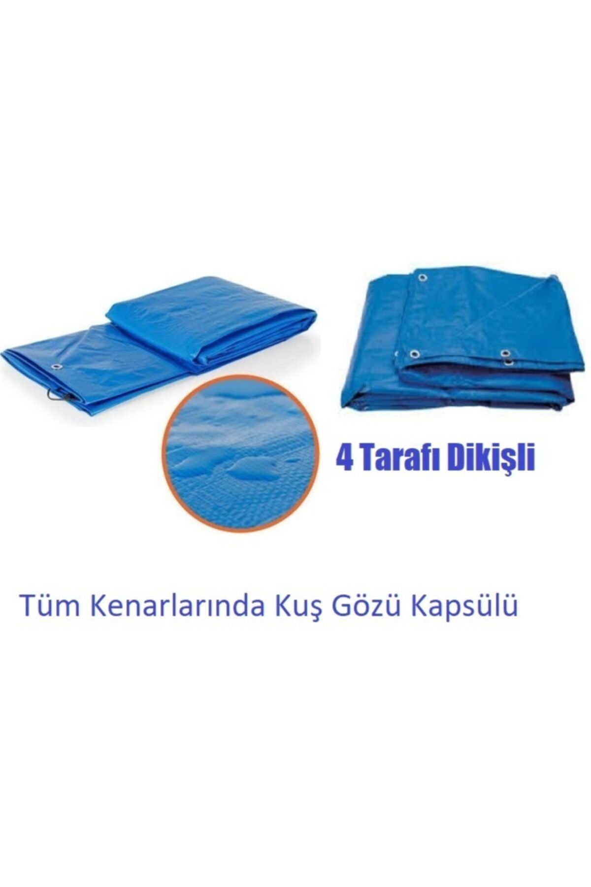 AKÇADIRCI 20 x 15 Metre Lamineli Branda Çadır Gölgelik Su Toz Geçirmez 4 Tarafı Dikişli ve Kapsüllü Çadır