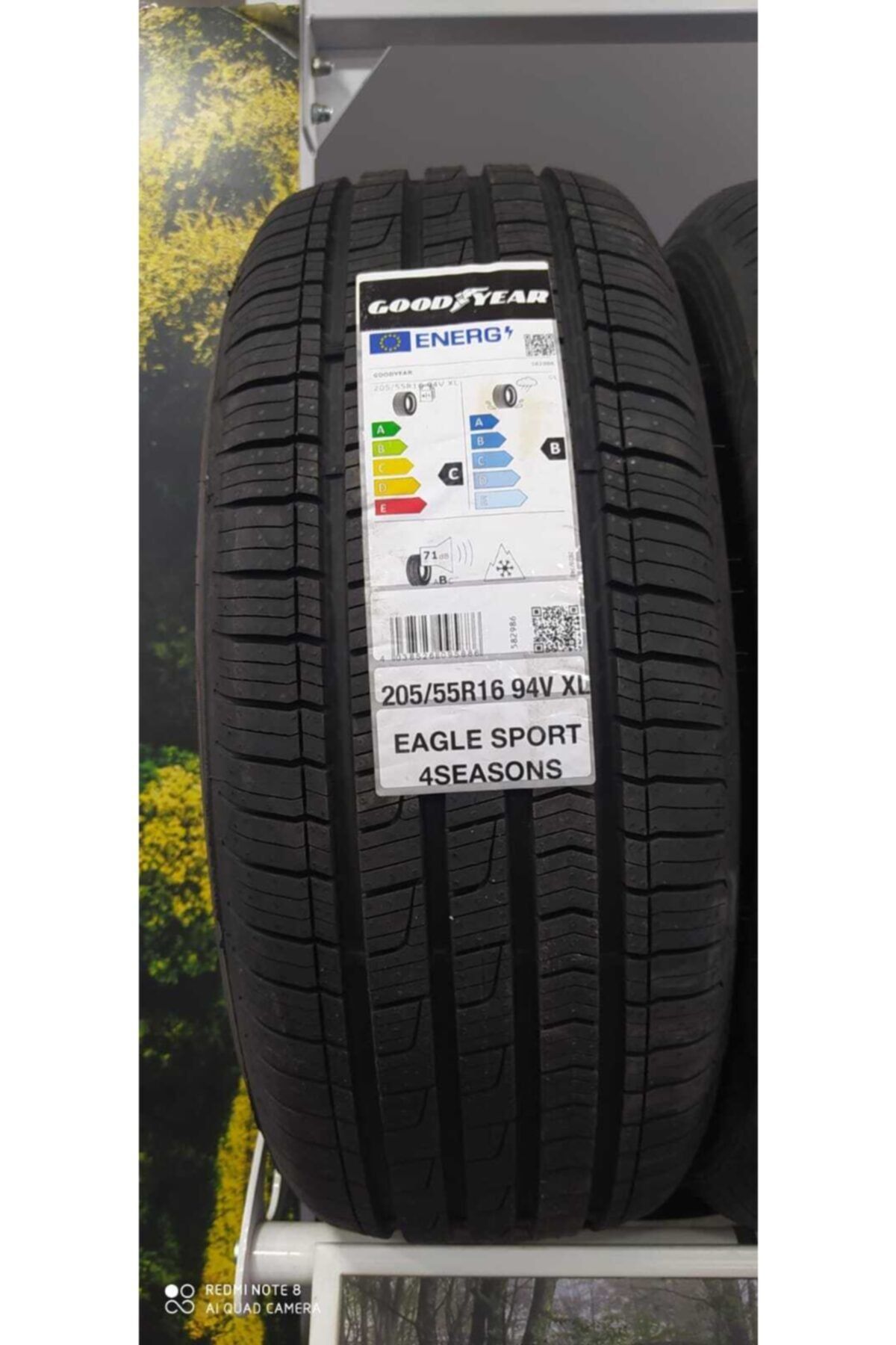 Goodyear 205/55r16 94v Eag Sp 4seasons Xl (4 Mevsim)(2021 Üretim) (sibop Hediye)
